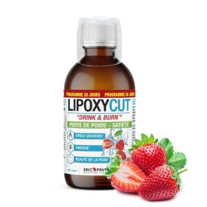 Lipoxycut Vegan Satiété - Perte de poids - Fraise - 500ml