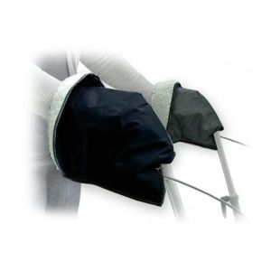 Gants chauffe mains pour fauteuil roulant ou déambulateur