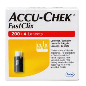 Accu-chek Fastclix - pour Lecture de glycémie - 200 + 4 Lancets