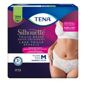 TENA Silhouette Plus - Taille basse - Blanc