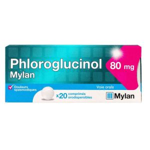 Phloroglucinol 80mg - Douleurs spasmodiques - 20 comprimes