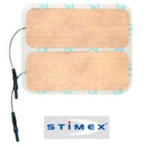 Electrodes rectangulaires STIMEX 50x90mm x4 - SCHWA-MEDICO