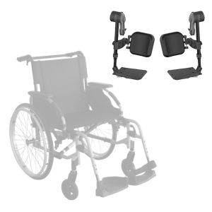 Repose-jambes Complet Rea - Fauteuil roulant Action 2 ng - Pack de 2