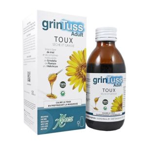 Grintuss Adult - Toux grasses et sèches - Sirop flacon 210ml