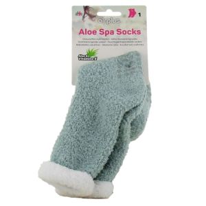 Chaussettes chaudes Femmes - Aloé Spa Socks - Bleu - Pointure 36 à 41 - la Paire