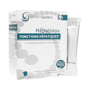 Hepatinov - Fonctions épathiques - Soutien du foie - 20 Sticks