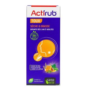 Sirop Actirub - Toux sèche et grasse - 150ml