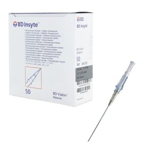 Cathéter intraveineux Bd Insyte™ Sans ailettes - 16G 1,70 x 45 mm - Gris - Par 50