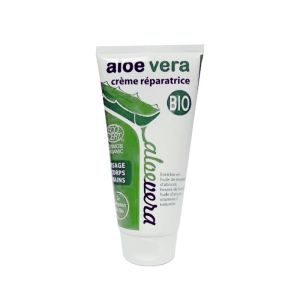 Crème réparatrice - Aloé Vera Bio - Apaise Répare Hydrate - Tube 150 ml