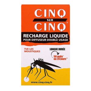 Recharge Liquide Anti-Moustiques - pour Diffuseur Double Usage - 35ml