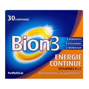 Bion 3 Energie Continue - Vitamine B et C - 30 comprimés
