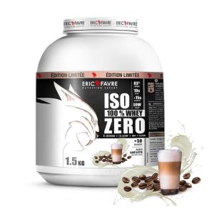 Iso Zero 100% Whey Café Latte - Développement et définition musculaire - Pot 1,5kg