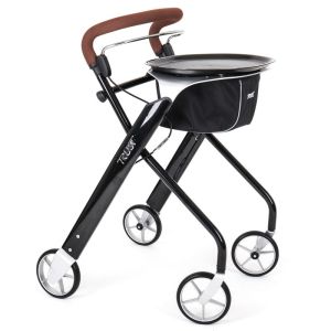 Rollator Let's Dream - Noir - Panier et plateau inclus