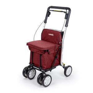 Lett800 - Déambulateur Caddy de courses - Rouge