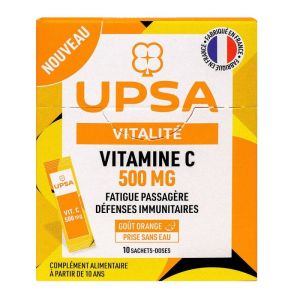 Vitalité Vitamine C 500mg - Fatigue passagère - 10 sachets