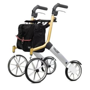Rollator 4 roues avec sac - Let's Go Out - Beige