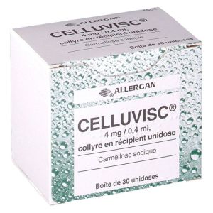 Collyre Celluvisc 4mg/0,4ml - 30 Unidoses