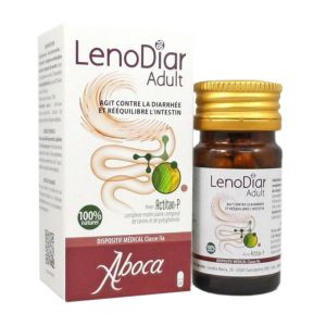LenoDiar Adult - Diarrhée et équilibre intestinal - 20 Gélules