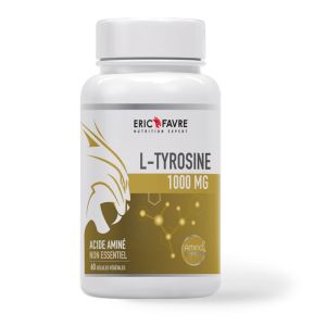 L-Tyrosine 1000mg - Performance et Energie musculaire - 60 Gelules