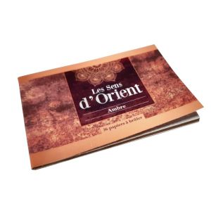 Les Sens d'Orient - Ambre - Carnet de 36 papiers à brûler