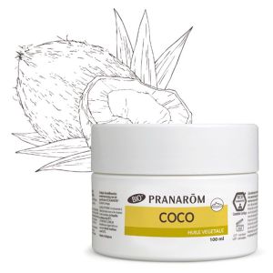 Pranarôm Huile végétale Bio Coco 100ml -  Soins De La Peau