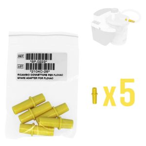 Raccord Mâle Femelle pour poche jetable Aspirateur trachéal - Par 5