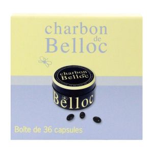 Charbon de Belloc - Ballonnements abdominaux - 36 capsules