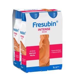 Fresubin - Intense Drink - Boisson nutritionnelle - Abricot Pêche - 4 x 200ml