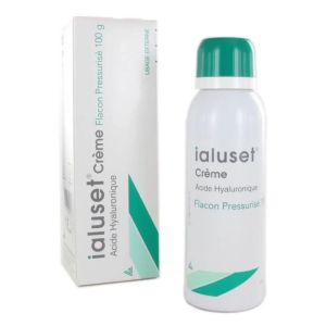 Ialuset - Crème Acide Hyaluronique - Flacon Pressurisé 100G