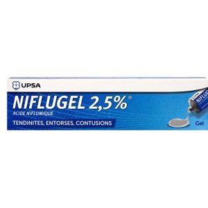 Gel Niflugel 2,5% - Tendinites Entorses Contusions - Tube 60g