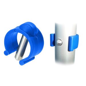 Clip Bleu pour régler hauteur béquille tube de 22 mm