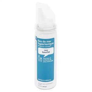 Eau de mer Hypertonique - Nez bouché - Spray 50 ml