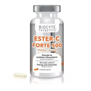 Ester-C Forte 500 - Fatigue - Système immunitaire - 30 gélules