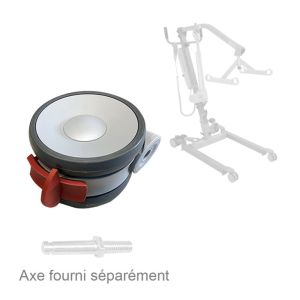 Roue arrière freinée Tente pour lève-personne Lifty 4 ou HomeLift 2 - Par 1
