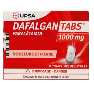 Dafalgantabs 1000mg - Douleurs et Fièvre - 8 comprimés