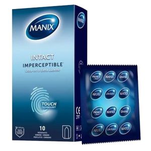 Préservatif Intact imperceptible - Ultra-fins et Extra lubrifiés - 10 préservatifs