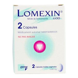 Lomexin 600mg - Mycoses génitales - 2 capsules vaginales