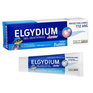 Gel Dentifrice Junior - Protection Caries - 7 à 12 ans - Bubble gum - 50ml