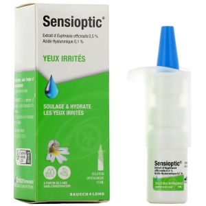 Sensioptic - Solution Yeux irrités - 10 ml