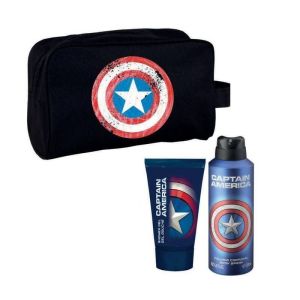 Trousse d'hygiène pour enfants - Marvel Captain America - 2 x 200ml