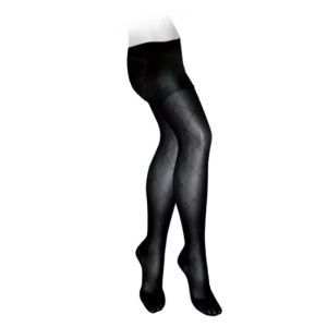 Collants de contention - Femme - Classe 2 - Grands Losanges - Noir - Normal