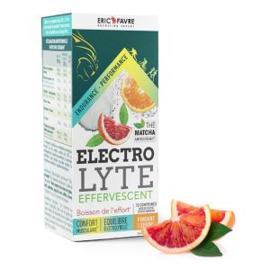 Electrolytes effervescents Orange/Orange sanguine - Boisson effort courte durée - Tube 10 comprimés