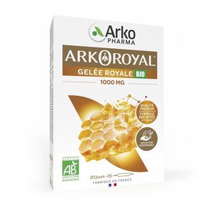 ArkoRoyal Gelée Royale 1000 mg Bio - 20 Ampoules 10 ml