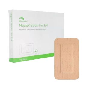 Pansements Mepilex Border Flex EM - 9 x 15 CM - Boîte de 10