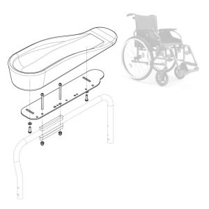 Manchette gouttière Fixe - Hémiplégie - Gauche - Fauteuils roulants D200