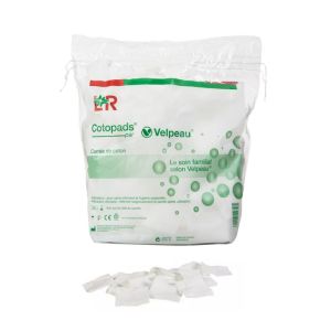 Cotons Cotopads - Rectangle de coton 8 x 10 cm - Sachet de 200