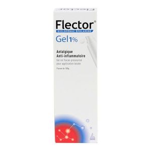 Flector Gel 1% - Antalgique Anti-inflammatoire - Flacon pressurisé 100g
