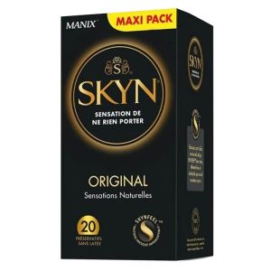 Skyn Original - Sensations Naturelles - 20 préservatifs sans latex