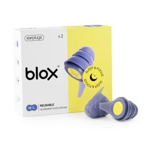 Sleep & Focus - Bouchons d'Oreille Réutilisables - 1 Paire M + 1 Paire L