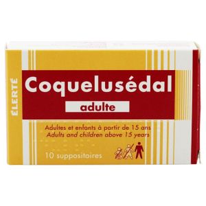 Coquelusedal Adulte - Bronchite aiguë - 10 suppositoires